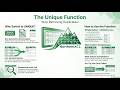 NorthernXCL Presents:  Excel UNIQUE Function for Beginners