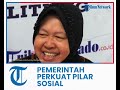 mensos risma pemerintah perkuat pilar sosial untuk bantu masyarakat di masa pandemi covid 19