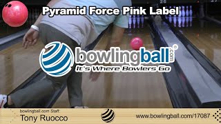 bowlingball.com Pyramid Force Pink Label Bowling Ball Reaction Video Review