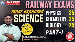 RAILWAY EXAMS | GENERAL SCIENCE | MOST EXPECTED QUESTIONS | PRAKASH Sir | Suresh IAS Academy