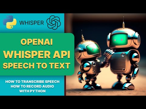 Whisper API Speech To Text With OpenAI And Python Speech Recording ...