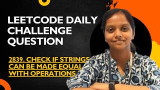 Leetcode | 2839 Check if Strings Can be Made Equal With Operations I | Java | Simple Trick