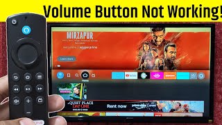 Amazon Fire TV Stick Volume Button Nahi Chal Raha Hai | Amazon Firestick Volume Button Not Working