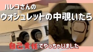 【※良い子は真似しないで下さい※】ウォシュレット、メーカーでも推奨していない奥までおそうじしてみたら…