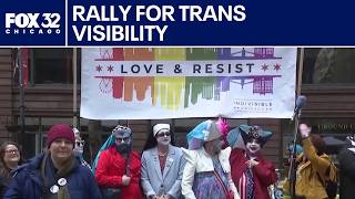 Rally for trans visibility in Chicago