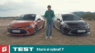 Toyota Corolla Hybrid 1,8 (122) vs 2,0 Dynamic Force (180) - TEST - GARAZ.TV