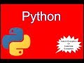 Python for beginner Custom Exception | Customize User defined Exception