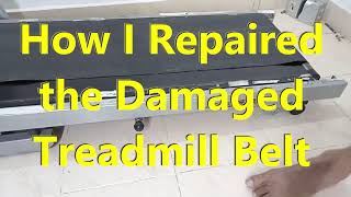 Treadmill Belt repairing using Fevicol SR-998 (Do it Yourself)