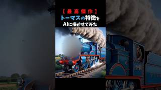 【TikTok40万再生突破】機関車トーマスの特徴をAIに描かせてみた。 #トーマス #ai