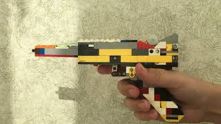 LEGO BLOWBACK PISTOL/FUUL AUTO/LUGER P08 type