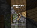 寝てる村人にイタズラしたら… マイクラ minecraft