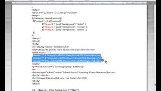 JQUERY EQ SELECTORS DEMO