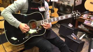 Gibson  2015 Limited Edition Hummingbird Ebony 【石橋楽器心斎橋店】