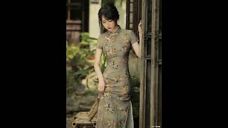 中国风 旗袍美女 美丽优雅 Chinese style cheongsam beauty beautiful and elegant #beautiful #beauty #china