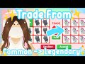 How To Trade From COMMON To LEGENDARY In Adopt Me! (Roblox) | AstroVV