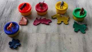 How to make multiple animal by polymer clay | clay Animals | how to make easy clay animal