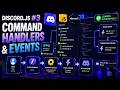 Discord.js Tutorial #3: Command Handlers & Event Handlers (Best Folder Structure)