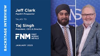 Taj Singh of First Nordic Metals Corp. talks to Jeff Clark at Metals Investor Forum | January 2025