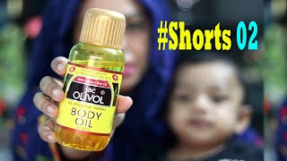 ❤️ #Shorts 02 ! Jac Olivol Olive Oil with Italian Olive oil Review! #ShortsByBithi #babyBodyOil