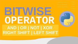 Bitwise Operator - Python | Python Tutorial For Beginners | Advance Python | Operator| CodeWithRonny