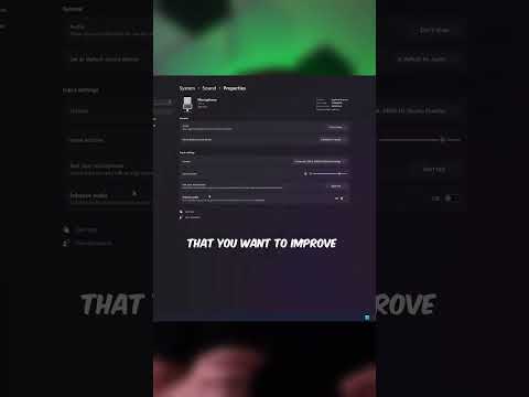This Windows TRICK Can Improve Your Mic’s Audio Quality! #shorts #tech