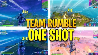 The BEST Team Rumble ONE SHOT TRICKSHOTTER - Fortnite Battle Royale