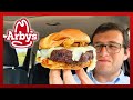 Arby's Big Game Burger Review 🍔🦌🐄 | What's in It?!!