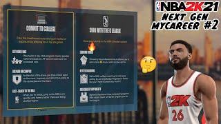 NBA 2K21 Next Gen MyCareer #2 | G-League Or College? What Choice Is Better? I HAVE THE BEST JUMPSHOT