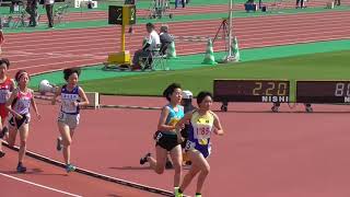 2019年熊本県陸上競技選手権大会【女子ジュニア1500mタイムレース】