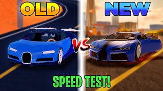 Old vs Revamped Eclaire! | Speed Test | Roblox Jailbreak