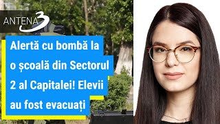 Alertă cu bombă la o școală din Sectorul 2 al Capitalei! Elevii au fost evacuați