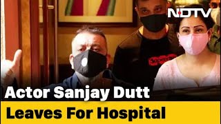 "Pray For Me," Says Sanjay Dutt While Leaving For Hospital, Wife Maanyata By His Side