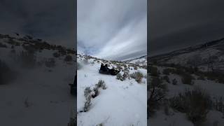 Sledding with barely any snow