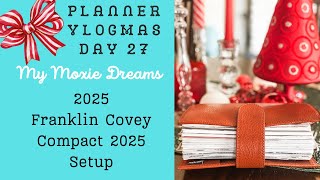 VLOGMAS DAY 27 | FC Compact 2025 Inserts Setup | Moterm Luxe Caramel | FC Inserts | #vlogmas2024