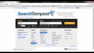 Searchtempest Searching Multiple Craigslist Cities At The Same Time