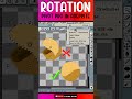 Tutorial ASEPRITE: How to make PERFECT ROTATIONS in seconds | QUICK TIP #PixelArt #shorts