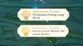 Achievement Perjalanan Pulang yang Berat | Garam untuk Musuh, Air untuk Diriku | Genshin Impact