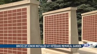 Bricks of honor installed at Veterans Memorial Garden