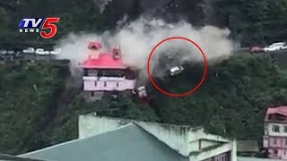 Massive Landslide At Chandigarh Shimla National Highway | 3 Dead | TV5 News