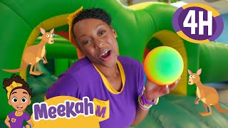 Bouncing Fun with Meekah at Jumper Jungle! | 4 HR OF MEEKAH! | Educational Videos for Kids