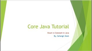 30. Core Java -Enum vs Constant in java with live coading (Bangla tutorial)