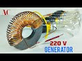 How to Make Free Energy Generator 220v With Coper wire Use AC bulb and Magnet
