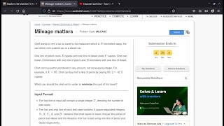 Mileage matters Problem Code: MILEAGE