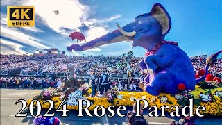 4K ROSE PARADE 2024 - 2024年洛杉矶玫瑰花车游行