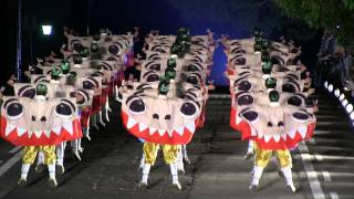 ☆編集☆2012土佐のおきゃく・春宵祭　とらっく　三翠園横 坂道演舞