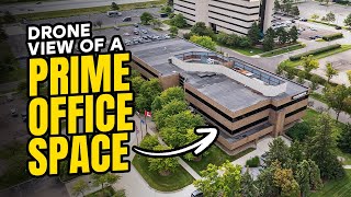 Aerial Tour of Prime Office Building in Troy, MI | WindowStill Photography