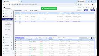Fleetprof TMS Trucking Dispatch System: To create the trip with unload event
