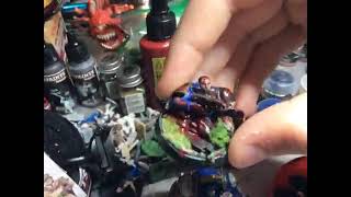 How to make gore on miniatures.