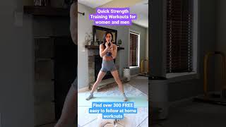 Quick and Effective at home strength training workouts for women and men- Burn fat and build muscle