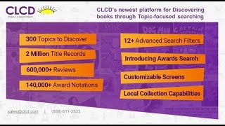 Presenting CLCD PreK-12 QuickFind (previously Discovery)